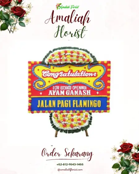 Sewa Papan Bunga Kemala Raja